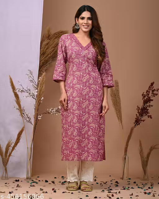 Printed Cotton Kurti For Festivals